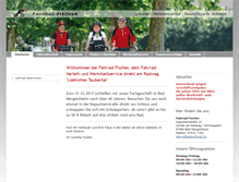 Tablet Screenshot of fahrrad-fischer.net