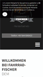 Mobile Screenshot of fahrrad-fischer.com